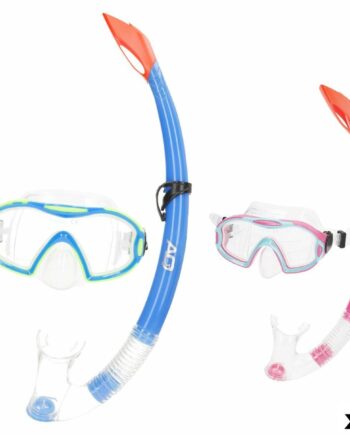 Lyserødt Snorkel- og Dykkerbrillesæt – AquaSport Eventyr!