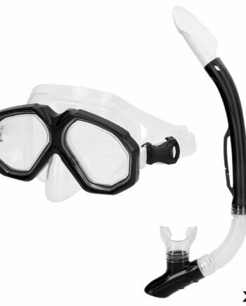 Sort Snorkel Beskyttelsesbriller Rør Aquasport Voksne Enheder - Ensight  - 4899888762256