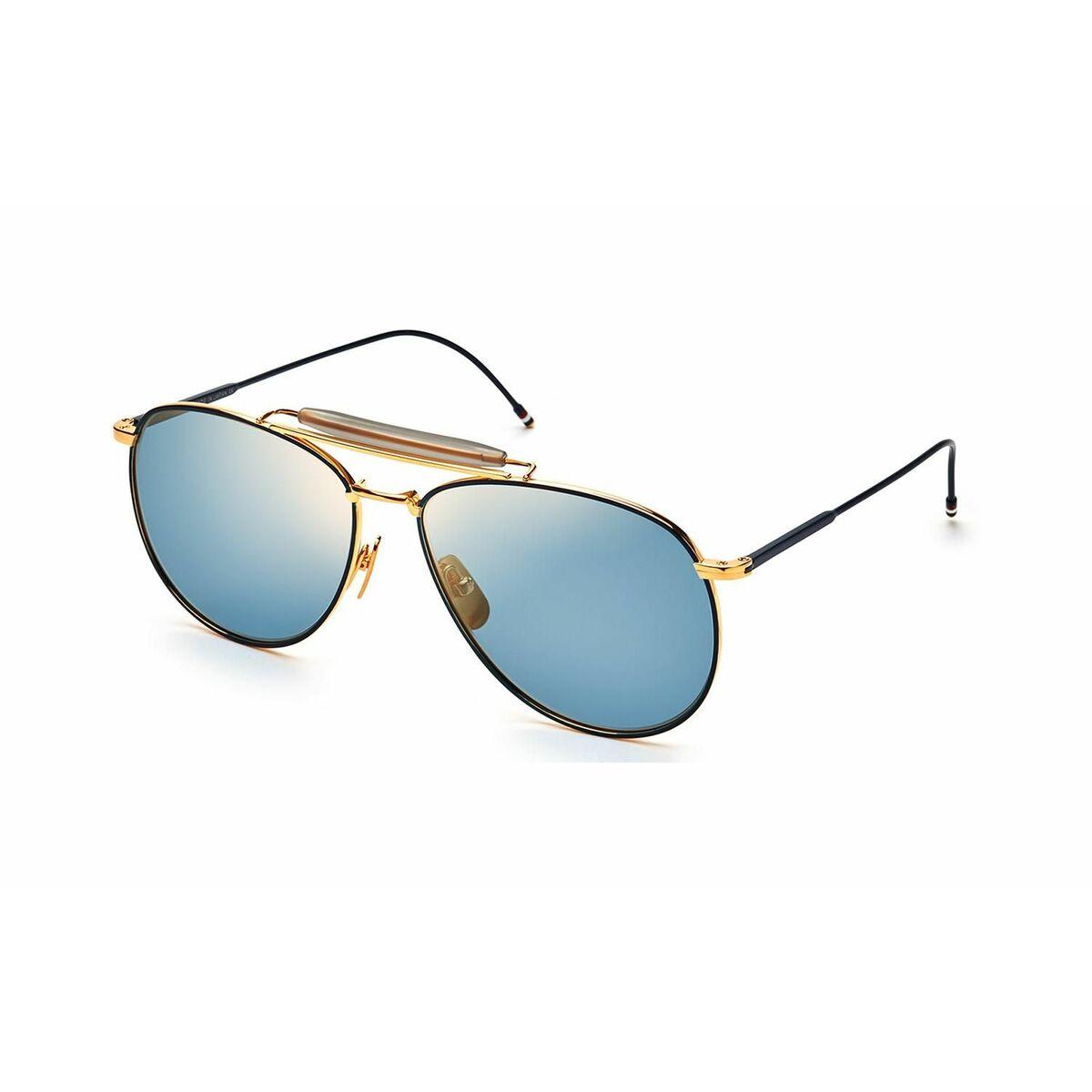 Thom Browne Solbriller TB-015-LTD-NVY - UV400 Beskyttelse