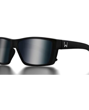 Westin Street 100 Solbriller - Matte Black Smoke Silver Flash Blue