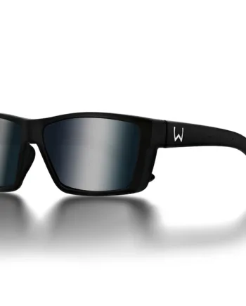 Sort Westin Street 100 Matte Black Smoke Silver Flash Blue Fiskebriller - Westin Ensight  - 5707549488102