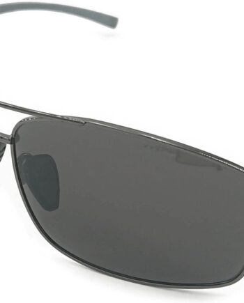 Grå Kaleu Union Herresolbriller Aluminium Polariserede Linser Med Etui Pudseklud - Kaleu Ensight