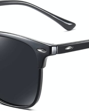 Sort Solbriller Til Mænd Kaleu Comply Wayfarer - Kaleu Ensight