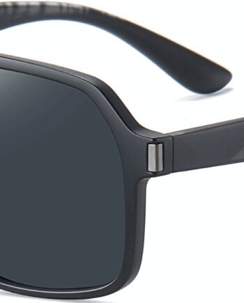 Sort Pilot Solbriller Kaleu Mantle Til Mænd Tr90 Ø61 Uv400 - Kaleu Ensight