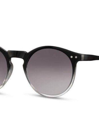 Sort Clubmaster Black & Silver - Solo Ensight  - 7867610896392